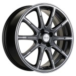 Диск Khomen 1707 6,5 x 17 4*100 Et: 43 Dia: 60,1 Gray-FP
