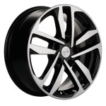 Диск Khomen 1612 6,5 x 16 5*114,3 Et: 47 Dia: 66,1 Black-FP
