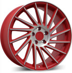 Диск Keskin Tuning KT17 8,5x19 5*112 Et:45 Dia:72,6 Matt Red Front Polish