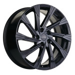 Диск Khomen 1901 7,5x19 5*114,3 Et:40 Dia:60,1 Black