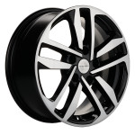 Диск Khomen 1612 6,5x16 5*100 Et:39 Dia:57,1 Black-FP