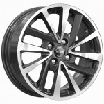 Диск K&K КС899 6x15 4*100 Et:37 Dia:60,1 Алмаз черный