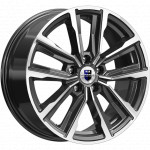 Диск K&K Лацио 7,5x17 5*108 Et:35 Dia:67,1 алмаз черный