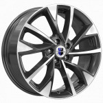 Диск K&K Роквуд 7x17 5*115 Et:40 Dia:70,1 алмаз чёрный