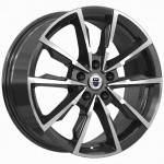 Диск K&K Меренге 7,5x17 5*120 Et:45 Dia:72,6 алмаз чёрный