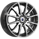 Диск K&K Квант 5,5x14 4*100 Et:40 Dia:54,1 алмаз чёрный