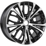 Диск KDW KD1723 7,5x17 5*114,3 Et:46 Dia:67,1 Black Front Polished