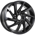 Диск KDW KD1530 6x15 4*100 Et:46 Dia:54,1 Black Painted