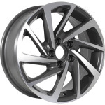 Диск KDW KD1530 6x15 4*98 Et:38 Dia:58,6 Grey Front Polished