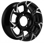Диск Khomen 1505 5,5x15 5*139,7 Et:5 Dia:98 Black-FP