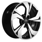 Диск Khomen 1724 7x17 5*108 Et:40 Dia:54,1 Black-FP