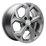 Диск Khomen 1606 6,5x16 5*114,3 Et:43 Dia:67,1 Gray