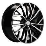 Диск Khomen 1717 7x17 5*110 Et:46 Dia:63,3 Black-FP