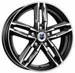Диск K&K Sayan 6x16 5*110 Et:45 Dia:67,1 алмаз чёрный
