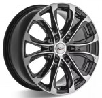 Диск X'trike X-134 8x18 6*139,7 Et:42 Dia:75,1 BK/FP