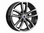 Диск K&K Каланг 6,5x17 5*114,3 Et:38 Dia:67,1 алмаз чёрный