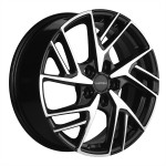 Диск Khomen 1722 6,5x17 5*114,3 Et:46 Dia:67,1 Black-FP
