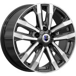Диск K&K Мичиган 8x18 5*130 Et:43 Dia:84,1 алмаз чёрный