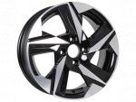 Диск KDW KD1520 6x15 4*100 Et:46 Dia:60,1 Black Front Polished