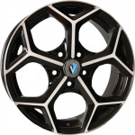 Диск Khomen 1612 6,5x16 5*114,3 Et:46 Dia:67,1 Black-FP