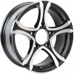 Диск Khomen 1610 6,5x16 5*110 Et:45 Dia:67,1 Black