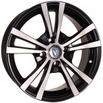Диск Khomen 1604 6x16 5*100 Et:38 Dia:57,1 Black