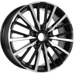 Диск KDW KD1740 7x17 5*110 Et:43 Dia:63,35 Black Front Polished