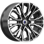 Диск K&K Кортес 8,5x19 6*139,7 Et:25 Dia:106,1 алмаз чёрный