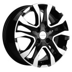 Диск Khomen 1503 6x15 4*100 Et:39 Dia:56,6 Black-FP