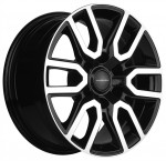Диск Khomen 1723 8x17 6*139,7 Et:45 Dia:93,1 Black-FP